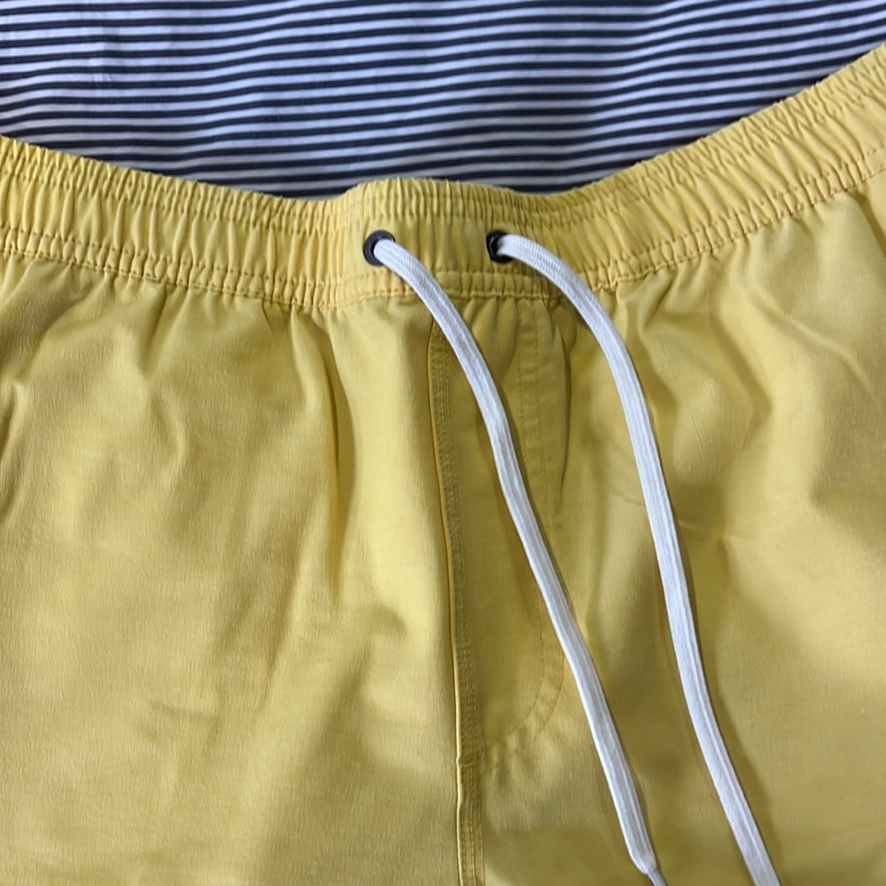 O’Neill Volley Shirts. Yellow. Medium. 7” Inseam. - Picture 3 of 5